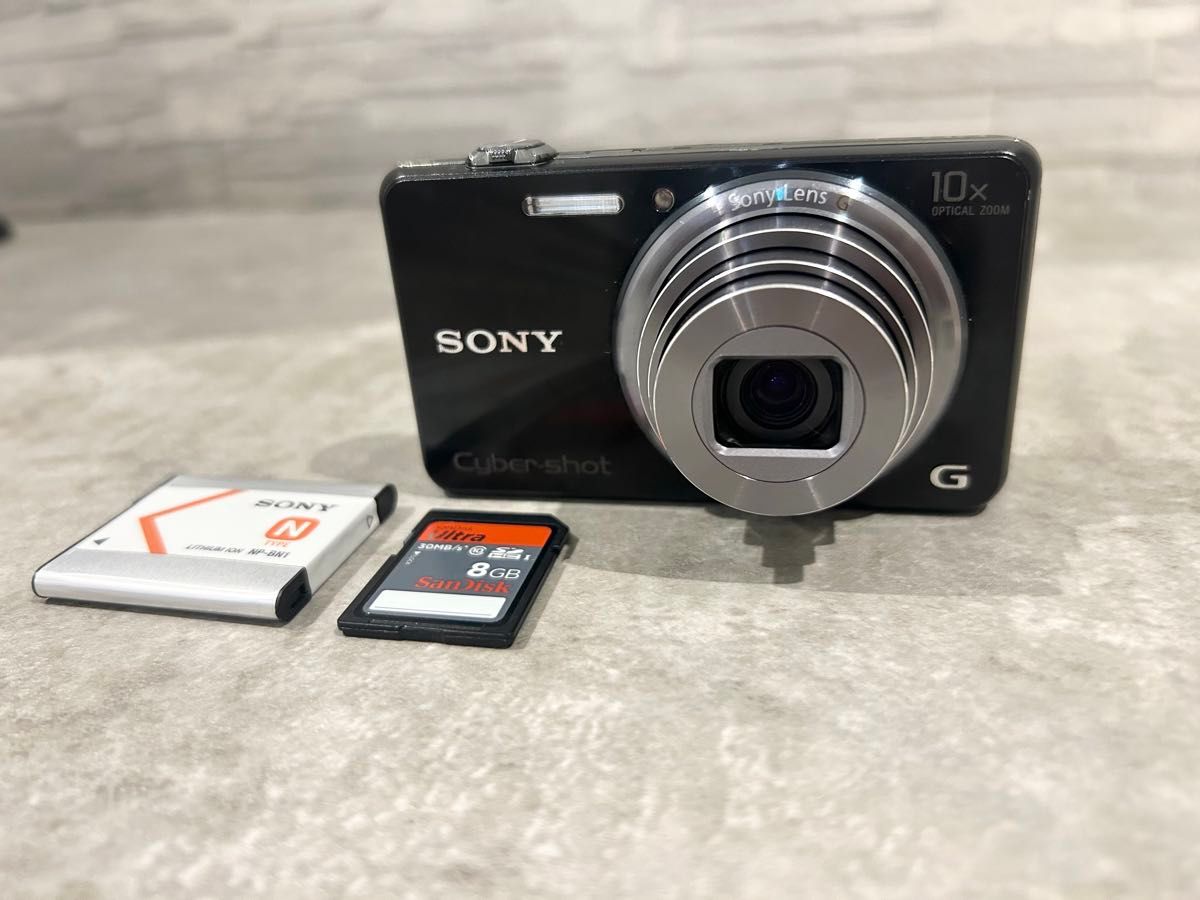 動作品　 SONY Cyber-shot DSC-WX170 SDカード8GB付き デジカメ