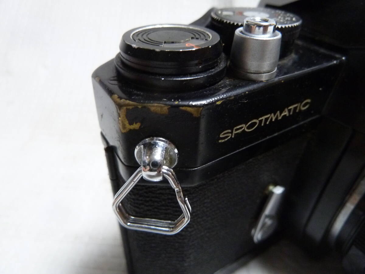 【ジャンク】 アサヒペンタックス ASAHI PENTAX SPOTMATIC 一眼レフ フィルムカメラ レンズ付き Super-takumar f:1.8/55の画像9