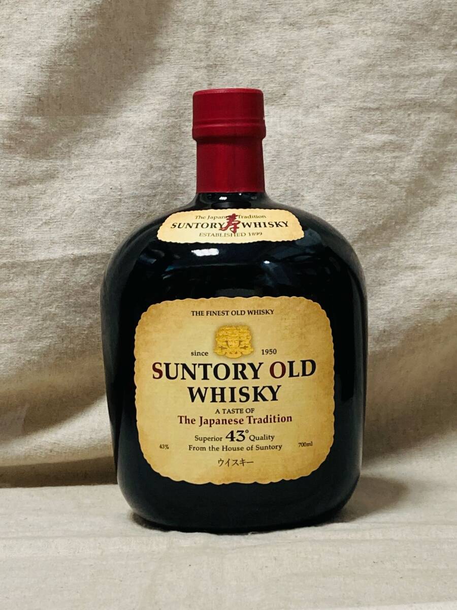 古酒 SUNTORY OLD WHISKY 43% 700ml 未開栓_画像1
