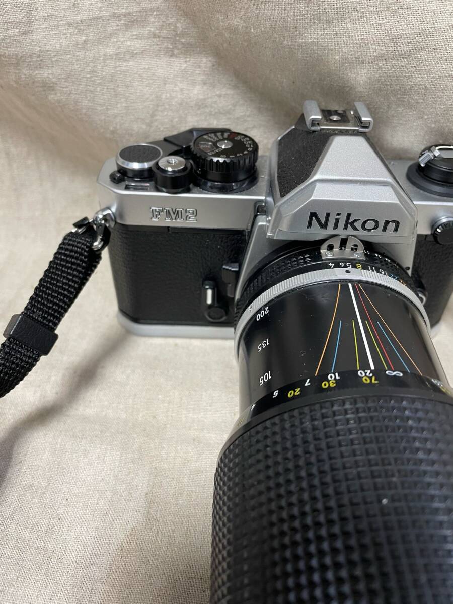 Nikon FM2　フィルムカメラ　レンズセット/中古品/良品_画像4