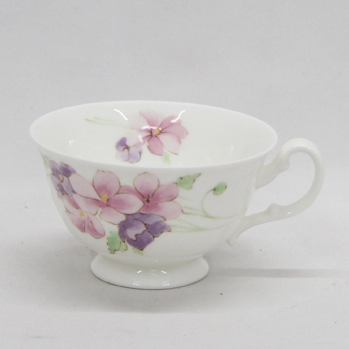 Noritake ノリタケ ペア カップソーサー 花柄 ２客セット 中古品 m_b(j) m24-36880_画像5