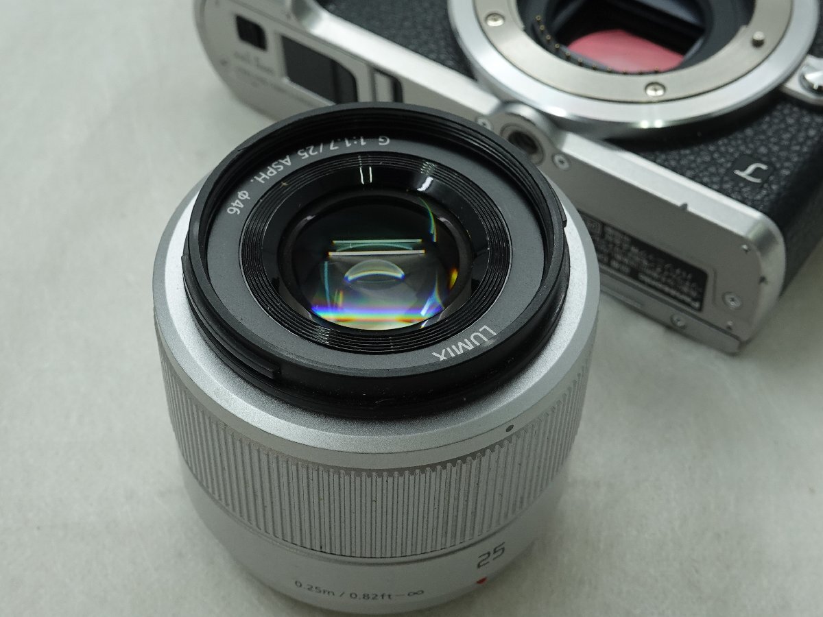 ◎【1スタ！】実用品 Panasonic パナソニック LUMIX GX7 Mark II DMC-GX7MK2 25mmF1.7 マイクロフォーサーズミラーレス一眼 カメラ_画像7