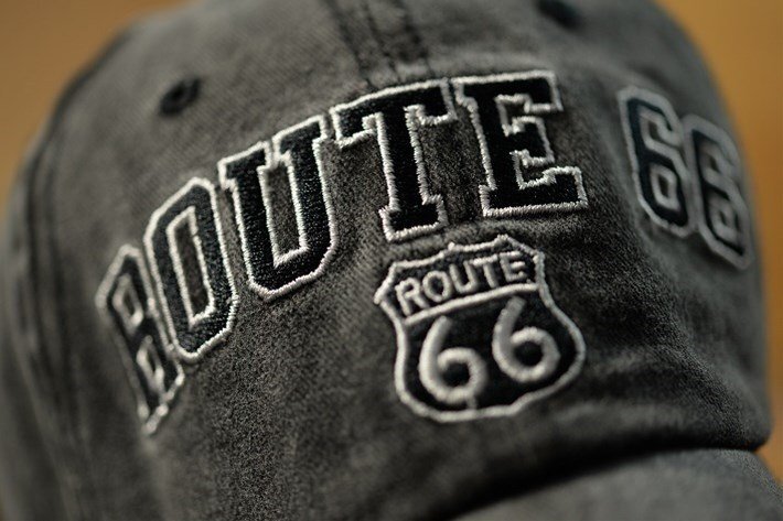 ROUTE66 Vintage low cap cap men's lady's ... feeling embroidery 7990351 9009978 R-3 charcoal new goods 1 jpy start 