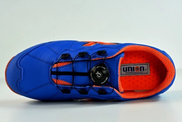 安全靴 メンズ ブランド 76Lubricants ナナロク スニーカー セーフティー シューズ 靴 メンズ 青 3039 ブルー 24.5cm / 新品_画像4