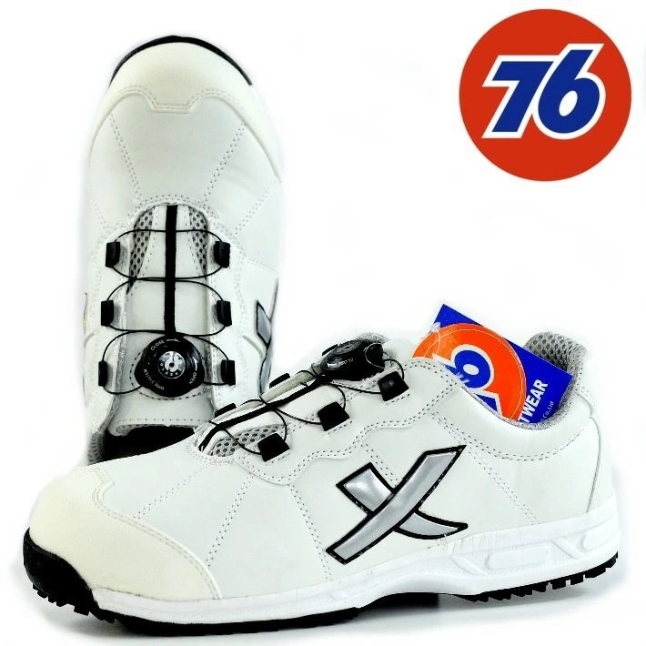  safety shoes men's brand 76Lubricantsnanarok sneakers safety shoes shoes men's white 3039 white 24.5cm / new goods 