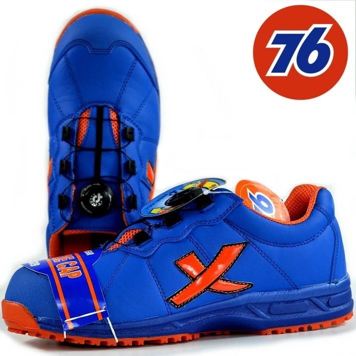  safety shoes men's brand 76Lubricantsnanarok sneakers safety shoes shoes men's blue 3039 blue 24.5cm / new goods 