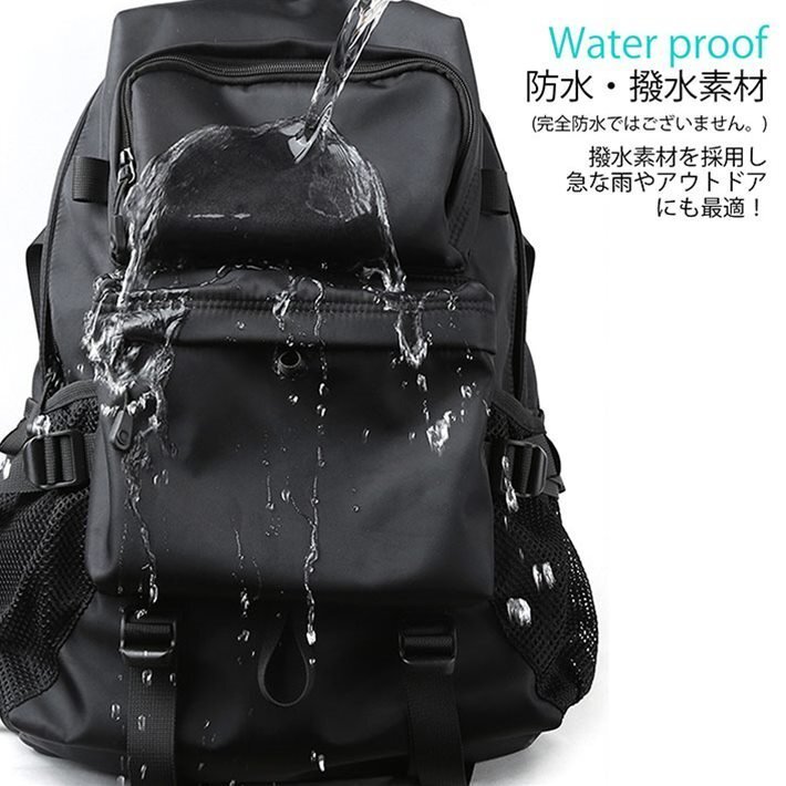 [ lacquer black. black ] rucksack men's lady's rucksack backpack Day Pack bag water-repellent light weight multifunction 7988247 black new goods 