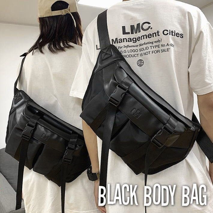  body bag bag sakoshu men's lady's military one shoulder ipad diagonal .. water-repellent 7987331 black new goods 