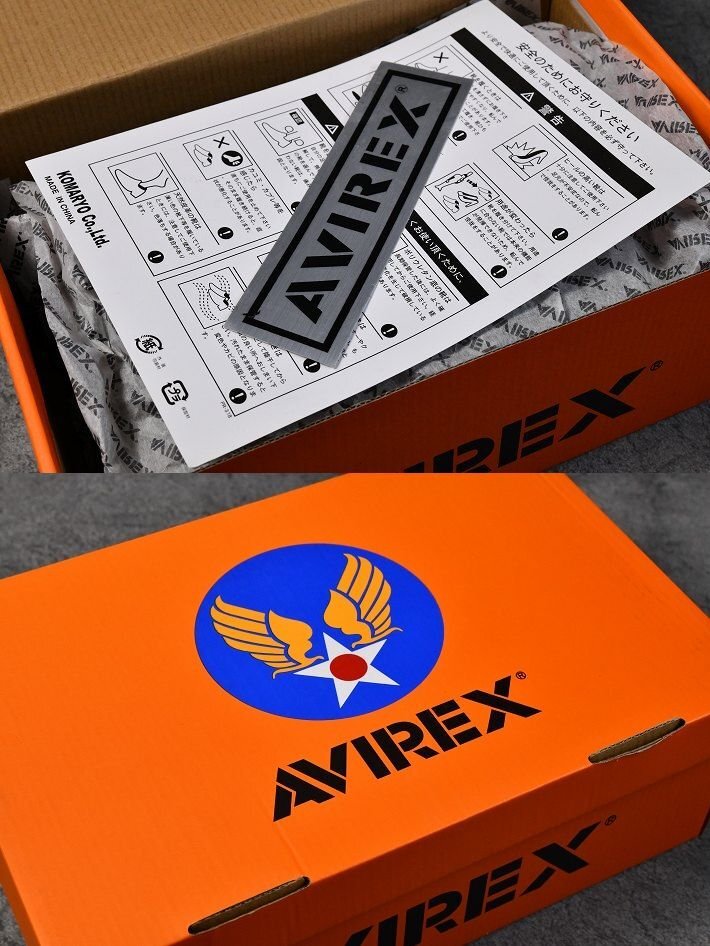 AVIREX Avirex sneakers men's lady's brand INDEPENDENCE shoes shoes AV2274 olive 28.0cm / new goods 1 jpy start 