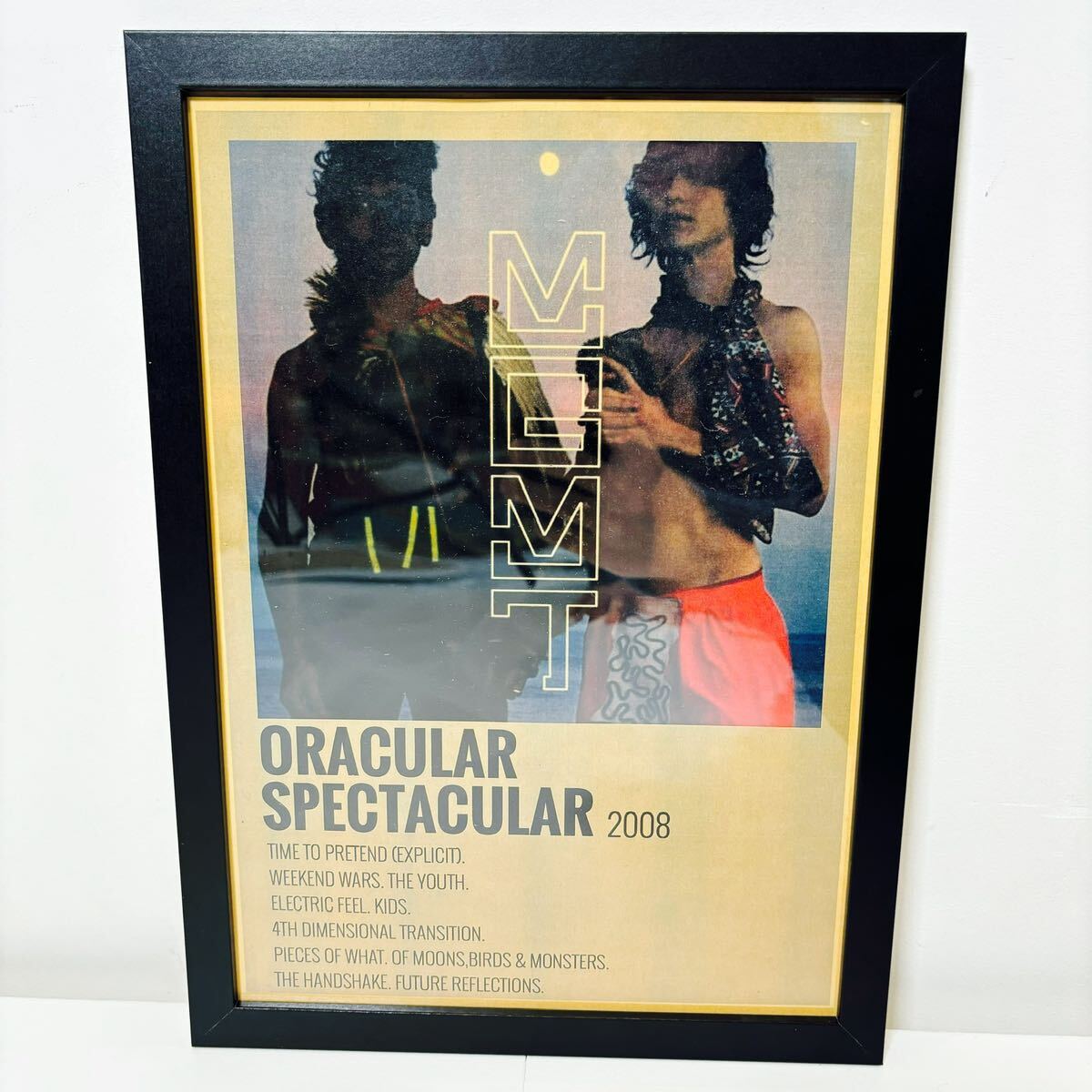 【黒額付きポスター】mgmt oracular spectacular（新品）_画像2