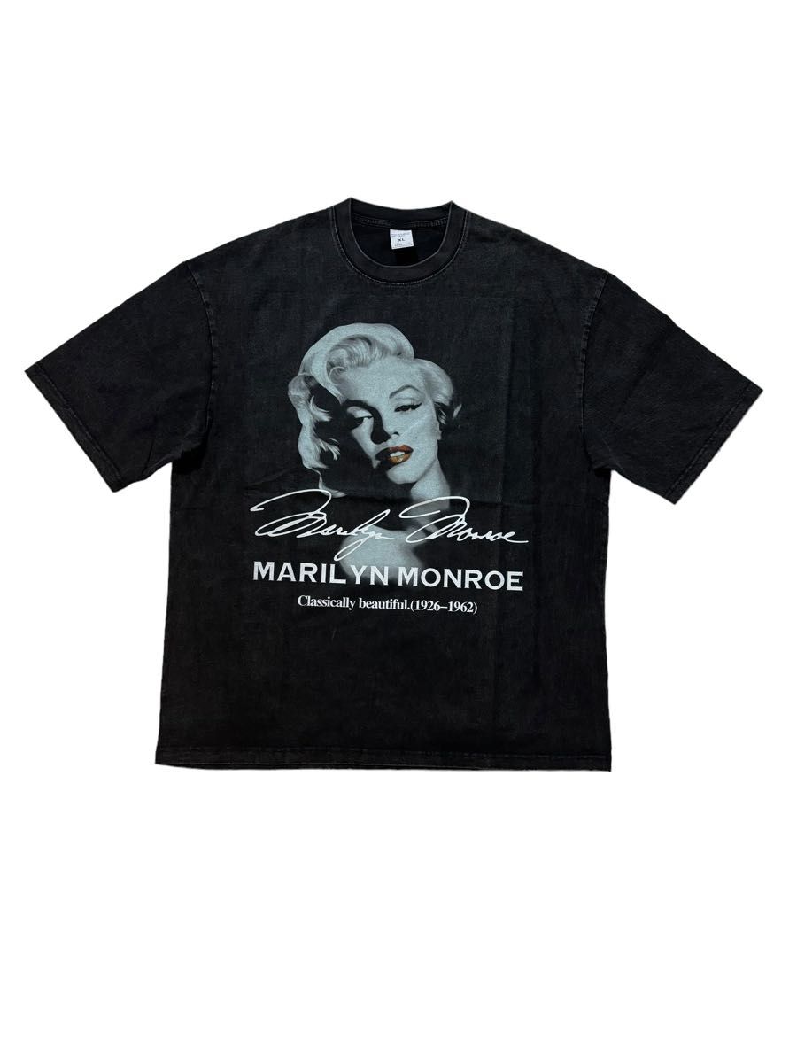 マリリンモンロー Marilyn Monroe 半袖 Tシャツ ブラック XL