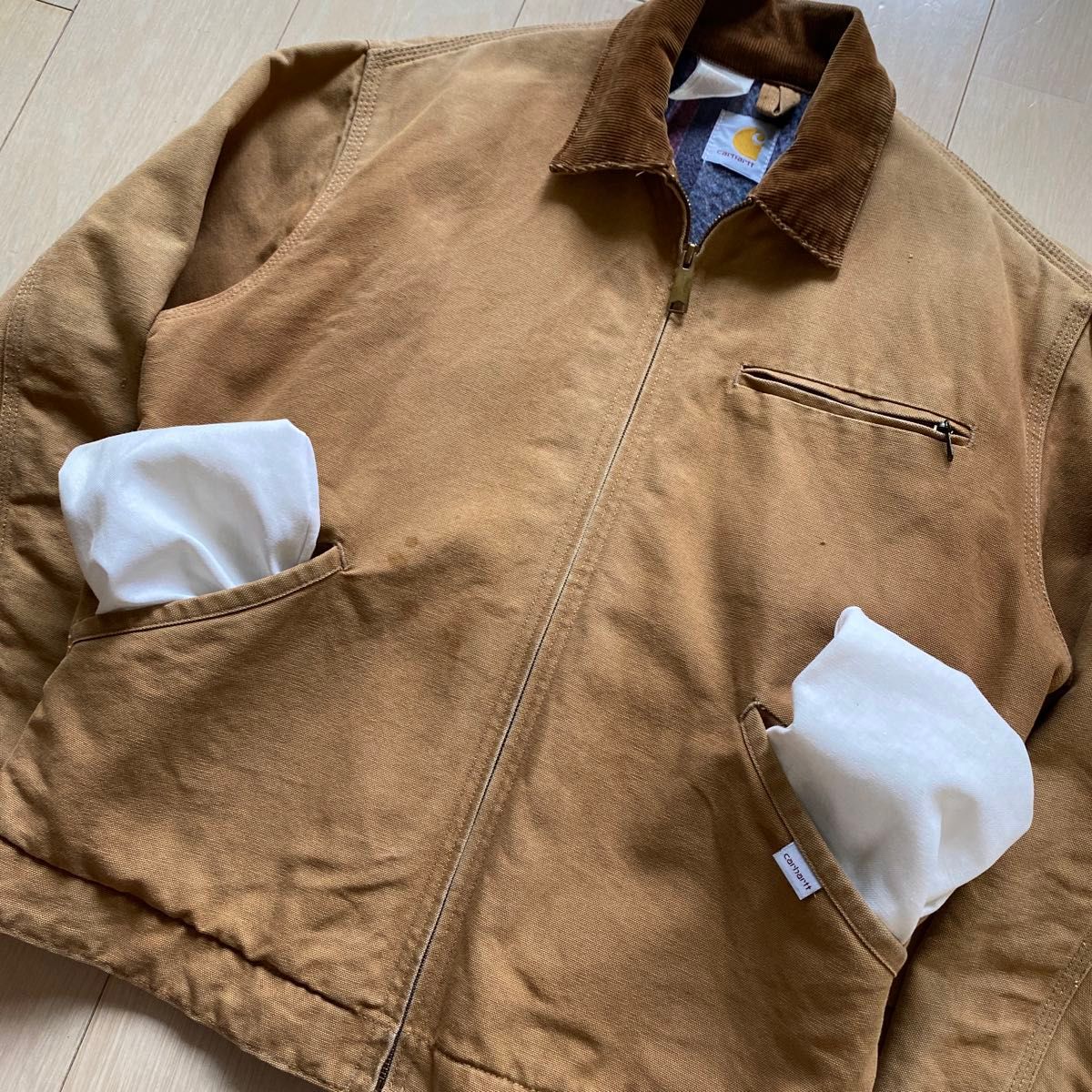 80s USA製 Carhartt デトロイトジャケット カーハート 6BLJ 80s USA製 Carhartt デトロイトジャケット カーハート 6BLJ