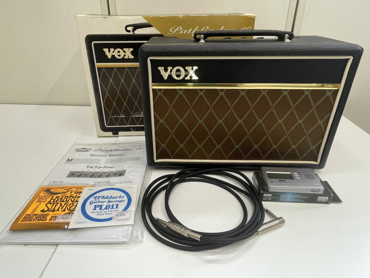 □M116 VOX(ヴォックス) Pathfinder10 コンパクト ギターアンプ コンボアンプ V9106 音響機材_画像1