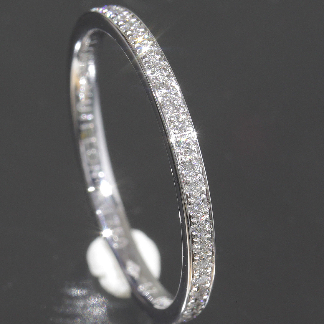  Louis Vuitton a Lien s Eternity ring full diamond 17 number K18WG men's ring box D9020