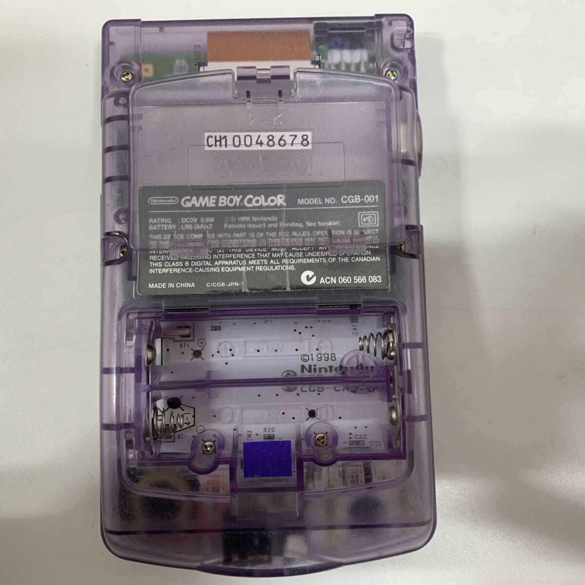 ＃６９０２【GAME-BOY COLOR AC-ADAPTER カセット５個付きセット 通電確認済み GB ゲームボーイ カラー クリア レトロゲーム 長期保管品】_画像8