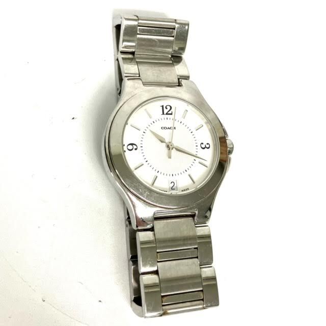 A6 COACH Coach quartz wristwatch silver 0154