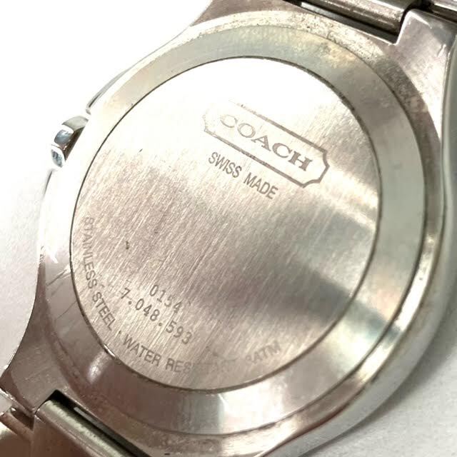 A6 COACH Coach quartz wristwatch silver 0154