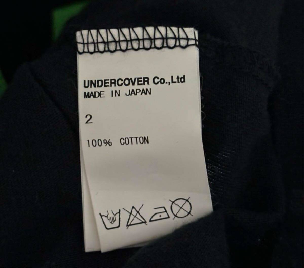 undercoverism アンダーカバーイズム　半袖Tシャツ 黒色　ブラック　高橋盾　LATEX グラフィックデザイン　日本製　L3817 アーカイブ 2 M L_画像7
