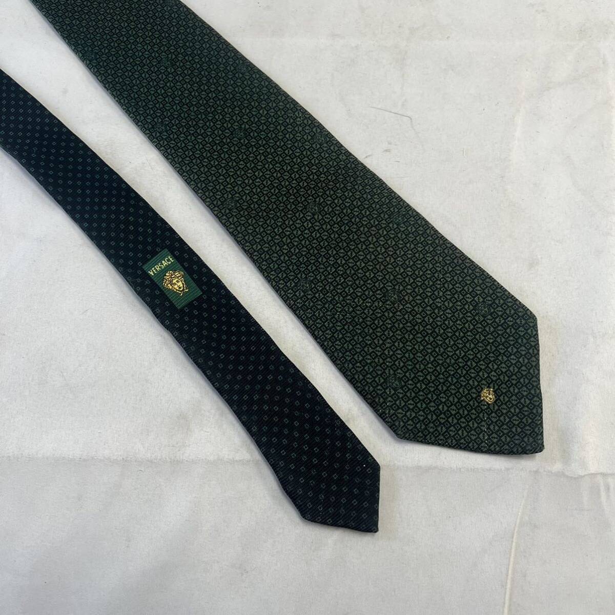 [ бесплатная доставка ]versace Versace галстук зеленый 