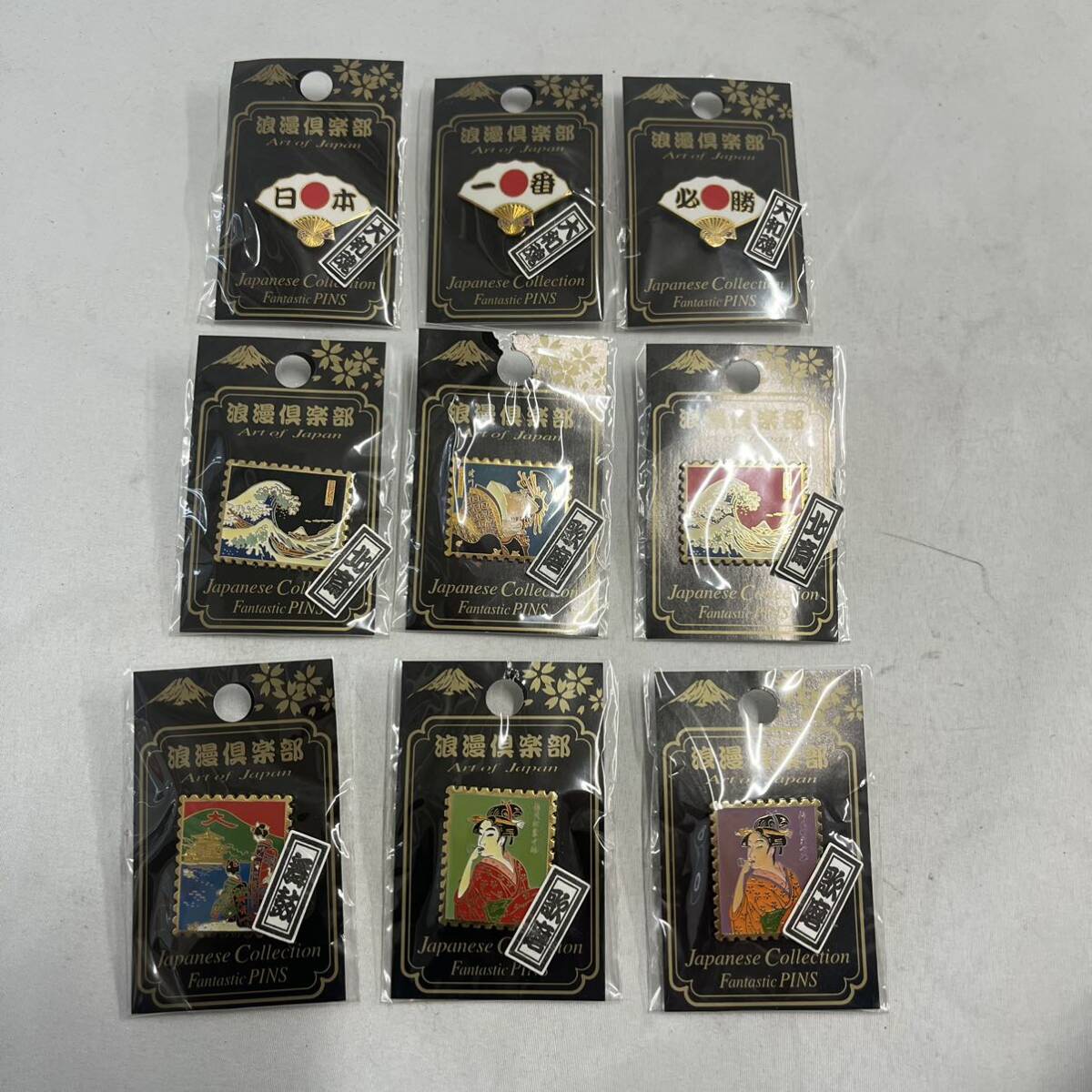 [ free shipping ] pin badge collection memory Japan tradition Japanese picture . earth production .. club 
