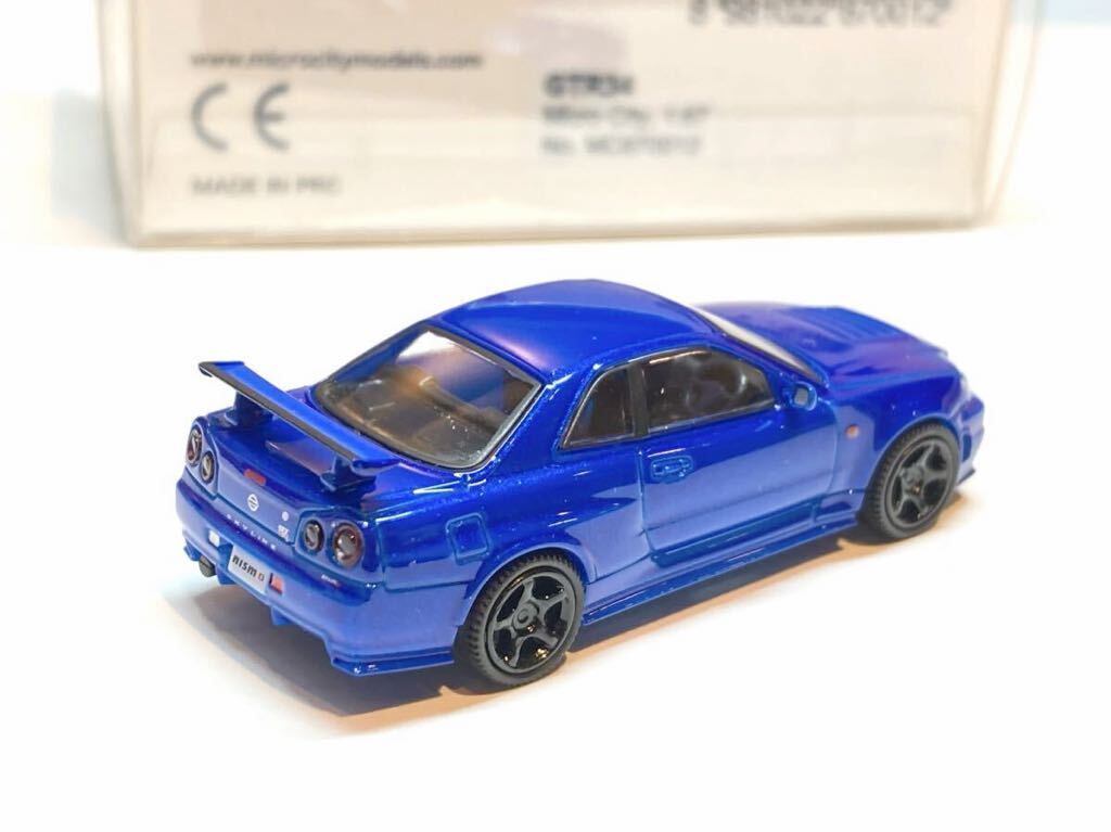 1/87 Nissan Skyline GT-R R34 blue metallic Nismo BNR34