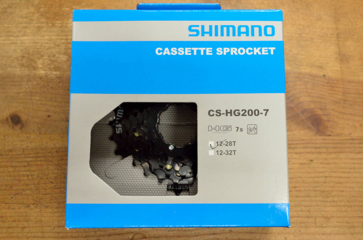 SHIMANO　CS-HG200　7Speed　12-28T　シマノ/MTB/ATB/OLDMTB/カセットスプロケット/スプロケット_画像1