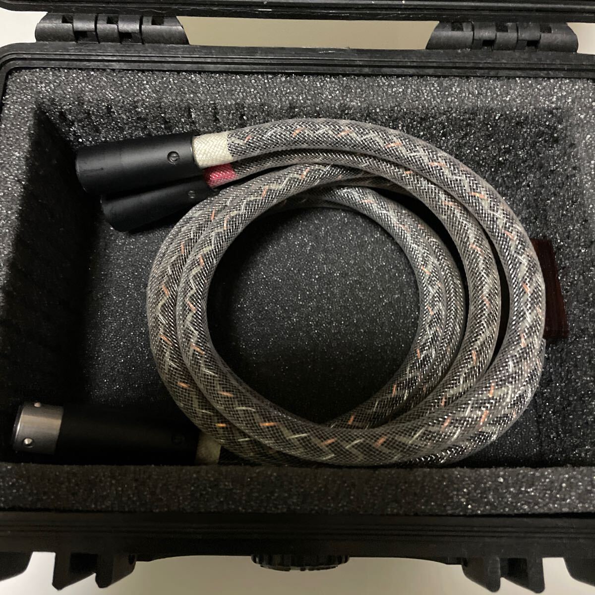 KIMBERKABLE |XLR кабель | серебряный линия & медь линия (KS1020 )1,5m WBT-0108 XLR кабель 
