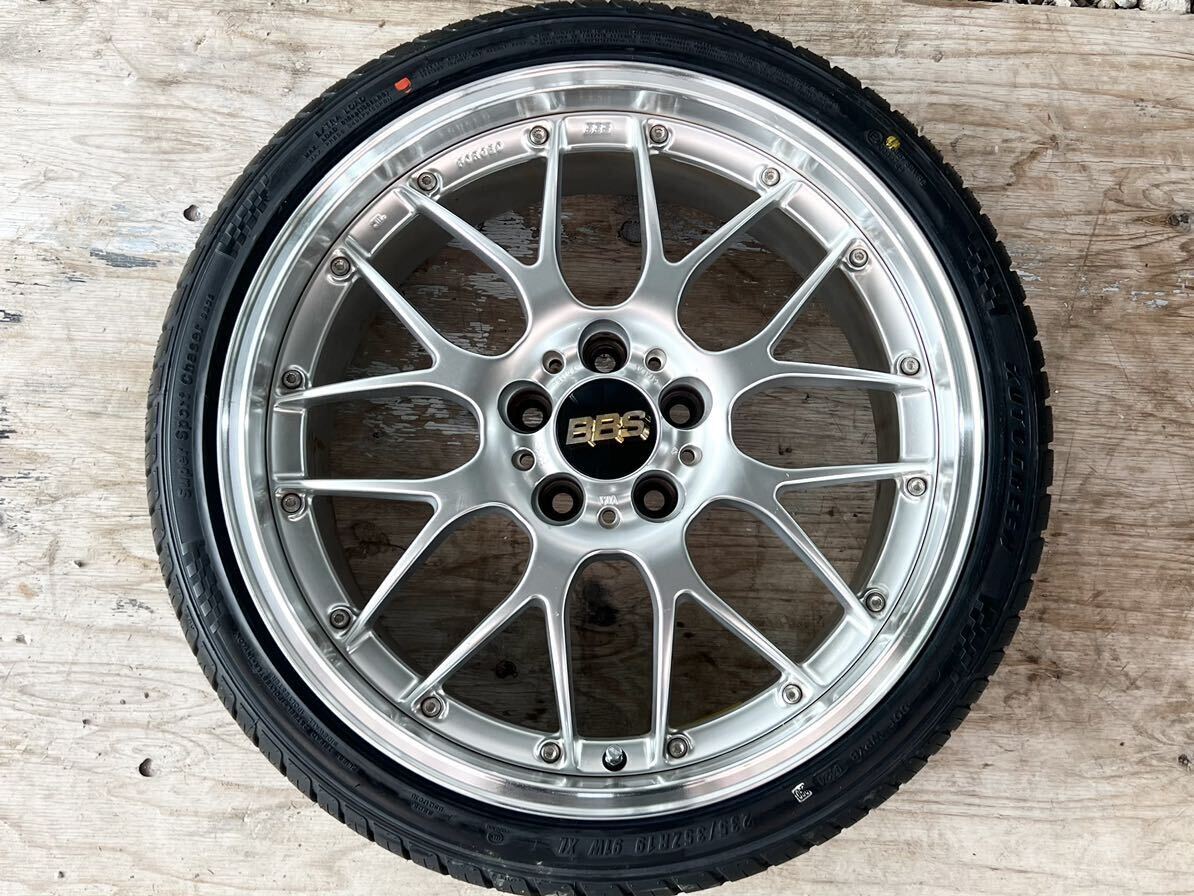 BBS RS-GT 19インチ PCD114.3 5穴 8.5J+43 9.5J+45 RS970 RS971 235/35ZR19 新品タイヤ付 FORGED 鍛造 セダン ミニバン等に_画像2