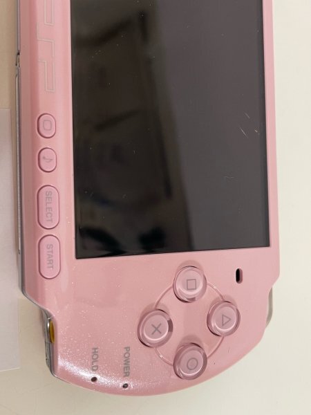 画面表示できず　通電確認済　PSP3000　プレイステーションポータブル　本体　AKB48　ピンク　SAKA10_画像3