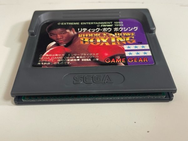  retro game SEGA Sega Game Gear soft only contact washing settled li Dick bow boxing SAKA4