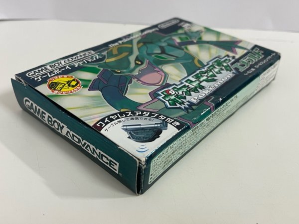 任天堂　GBA　ゲームボーイアドバンス　箱説有り　 接点洗浄済 ポケットモンスター エメラルド SAKA3_画像7