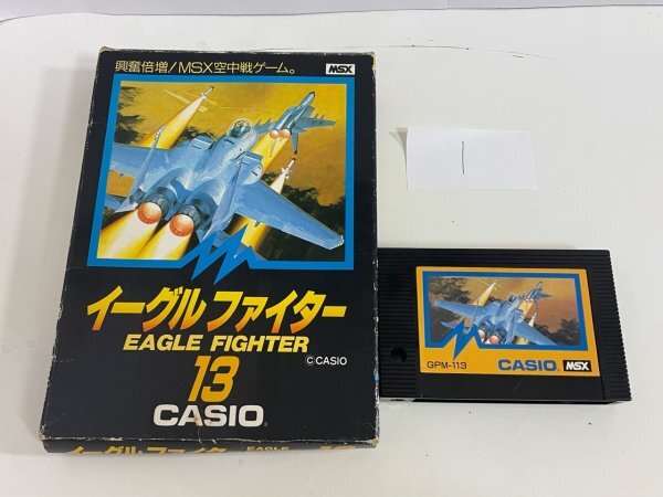 MSX Casio Eagle Fighter коробка есть контакт мойка settled SAKA1