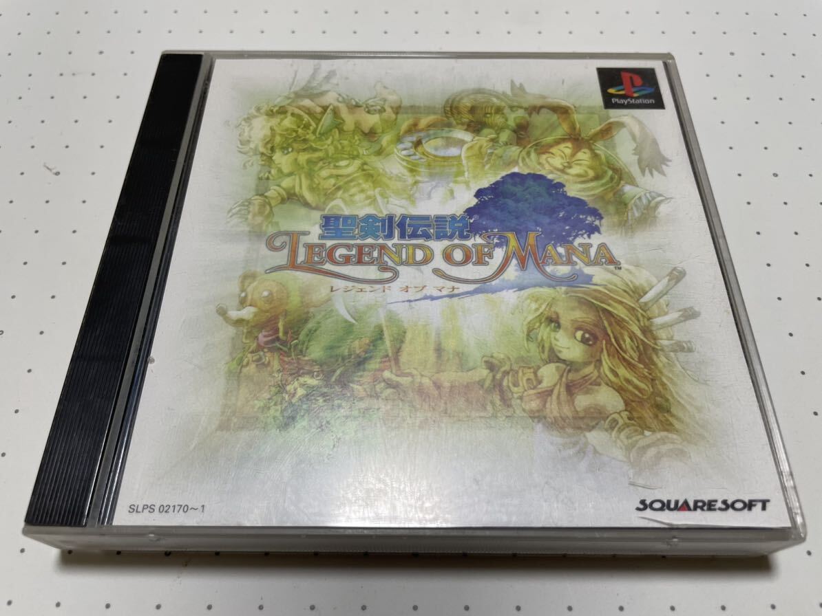 ☆PS1 名作 人気作 聖剣伝説 LEGEND OF MANA レジェンド オブ マナ SQUARE アクション RPG 説無 ☆動作確認済 盤面・除菌清掃済 同梱可 S2_画像1