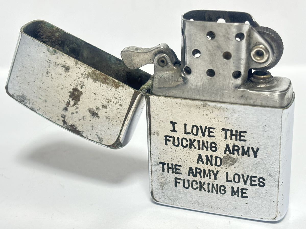 (37) ZIPPO ジッポ ジッポー オイルライター VIET NAM 68-69 SAI GON ベトナム サイゴン ケース付き 喫煙グッズ_画像4