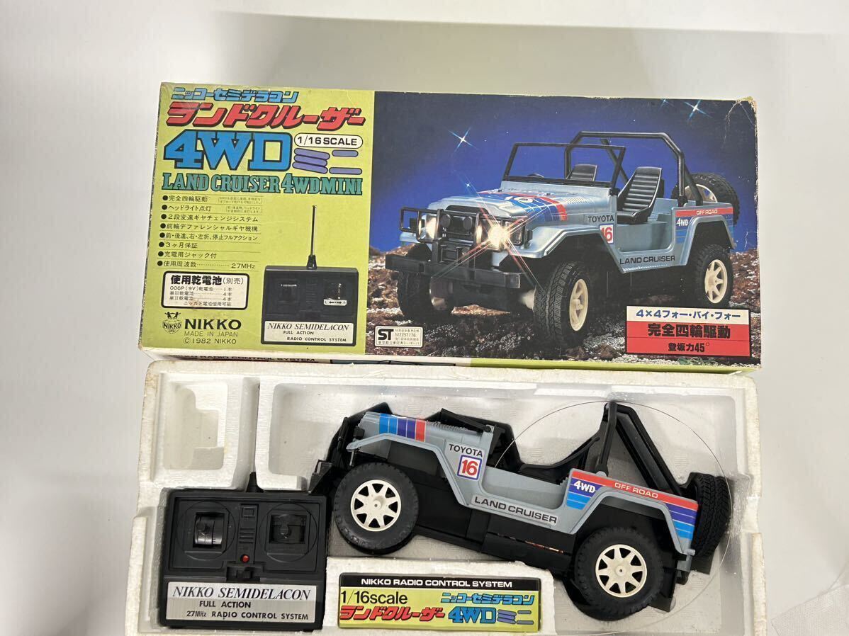 NIKKO SEMIDELACON ニッコー セミデラコン ランドクルーザー LAND CRUISER 4WD MINI 1/16 SCALE ミニ _画像10