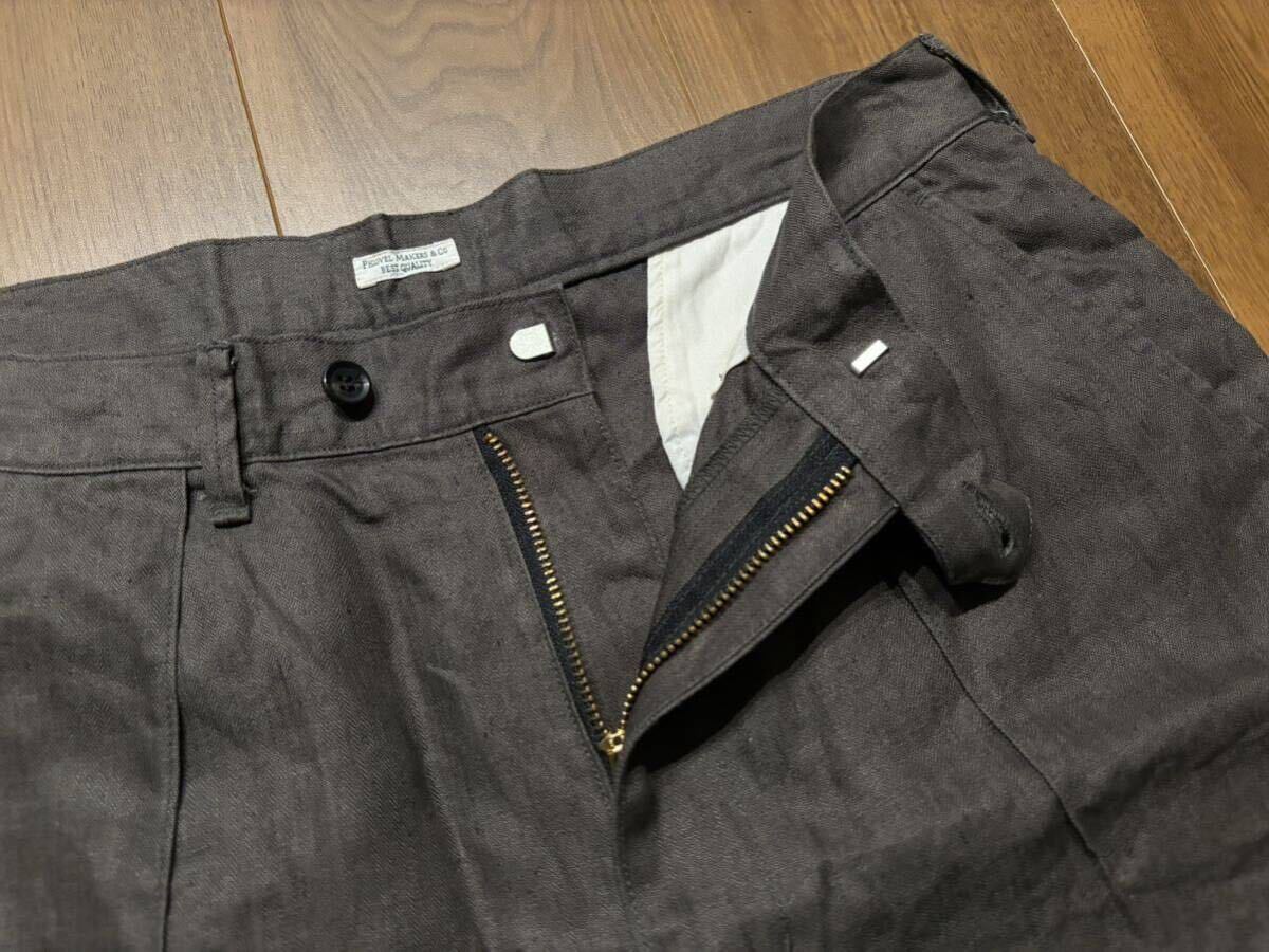 PHIGVEL フィグベル リネン ショートパンツ サイズ2 ☆ OLD JOE RRL RALPH LAUREN GAP L.L.bean ブーツ シャツ ジャケット ビンテージの画像3