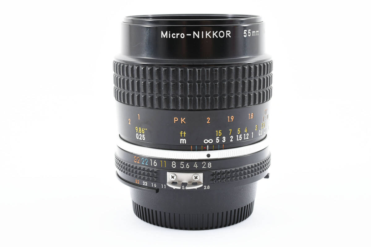★☆ 極上品！ Nikon ニコン Ai-S Micro-NIKKOR 55mm F2.8 単焦点レンズ ★☆_画像8
