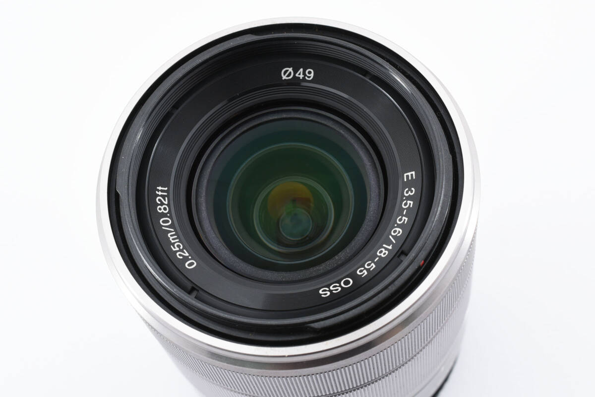 ★☆ 良品！ SONY ソニー E 18-55mm F3.5-5.6 OSS SEL1855 シルバー ★☆の画像10