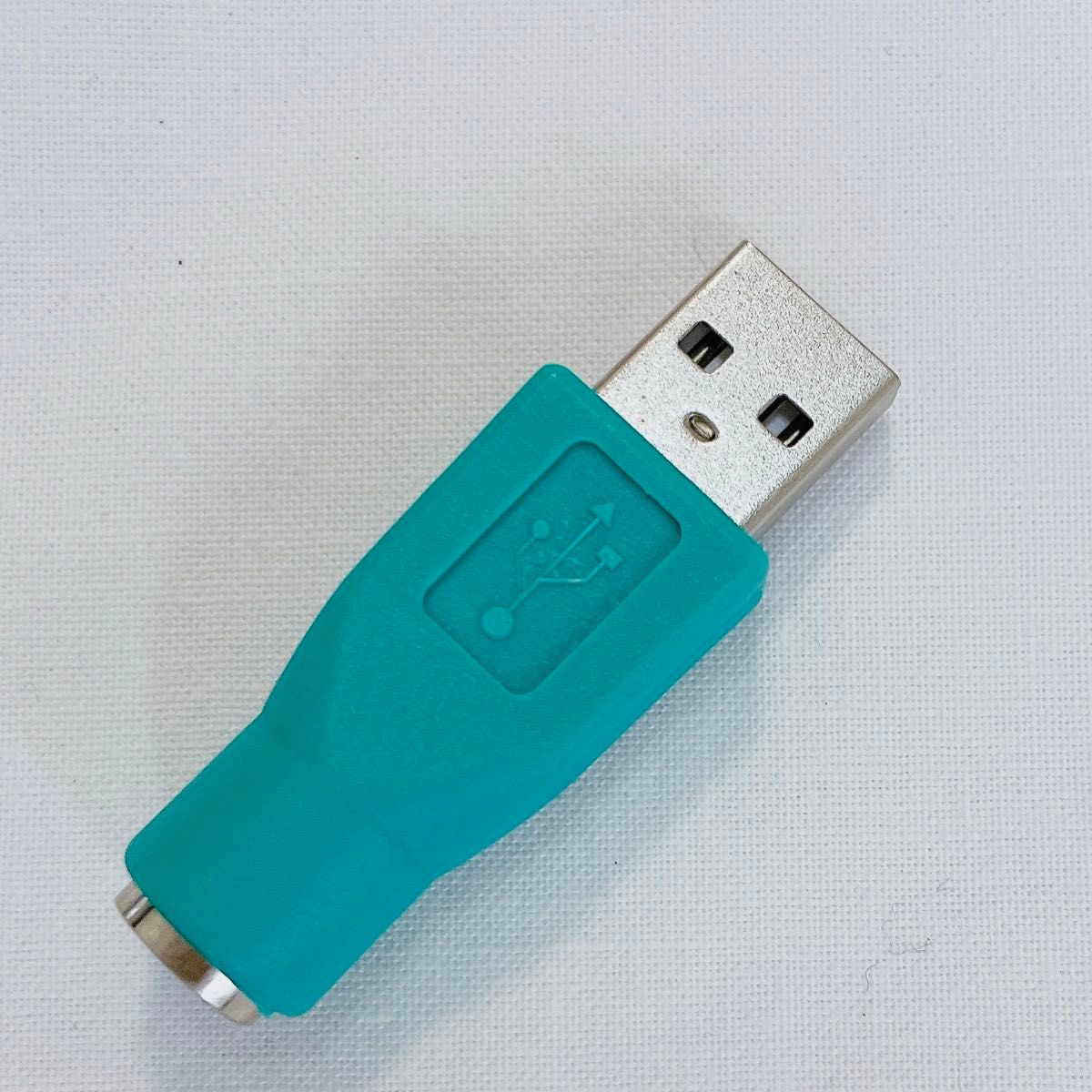 USB変換アダプター USB-PS/2 変換アダプタ メス USBオス　グリーン USB変換アダプター 変換アダプタ アダプター