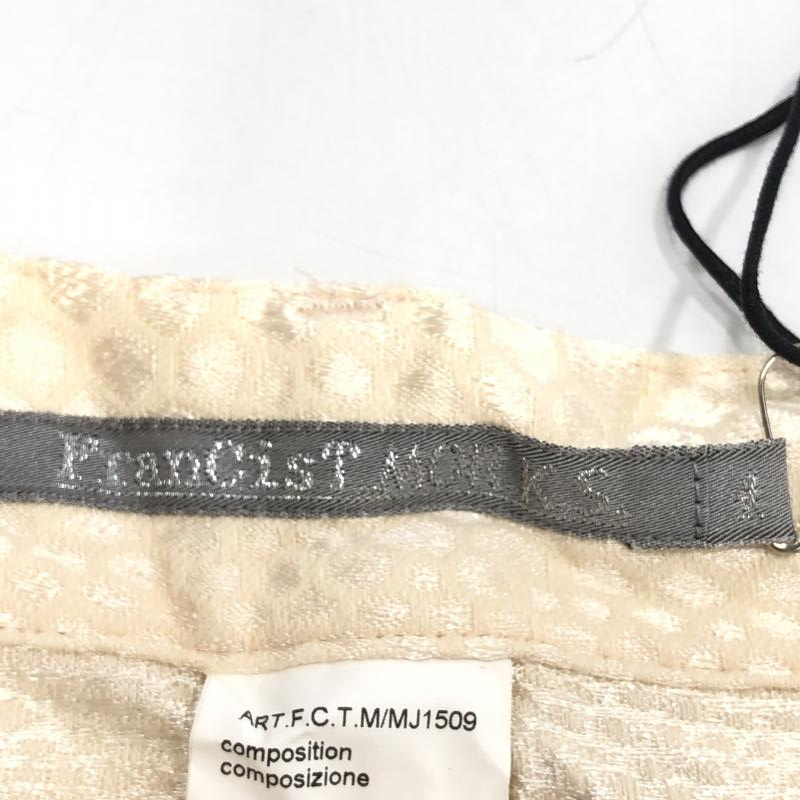 【中古】FranCisT_MOR.K.S. パイソン柄 ジャガード織り ストレッチパンツ サイズ4　フランシストモ―クス[240024461495]_画像9