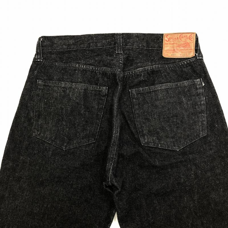 【中古】SUGARCANE Lot460 14.25OZ ブラックデニムパンツ W33　シュガーケーン[240024462158]_画像5