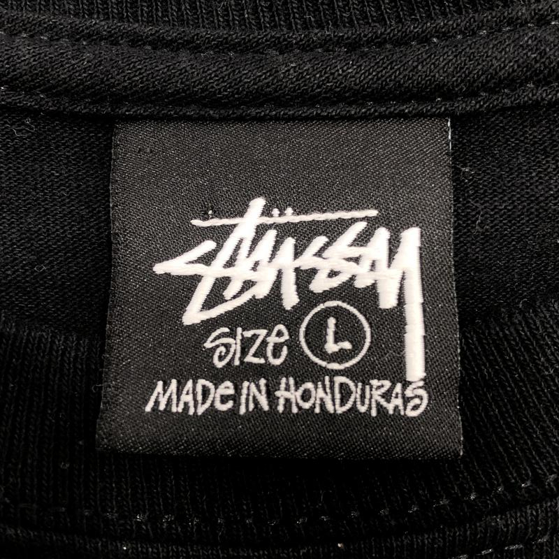 【中古】STUSSY PEACE PROSPERITY Tシャツ サイズL ブラック ステューシー[240024463675]_画像6