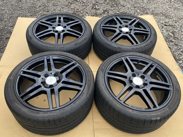 ホイール付タイヤ４本セット メルセデスベンツ純正 W212 W207 AMG Eクラス 18x8.5J+48 9J+54 112-5 4本 A212 W204 W205 W206 W213 W212_画像7