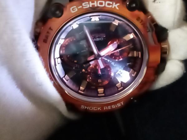 【かっこいい！G-SHOCK】CASIO／MTG-B3000FR／221209A0692／高級腕時計／40thモデル／電波ソーラー／オレンジ／時計の画像4