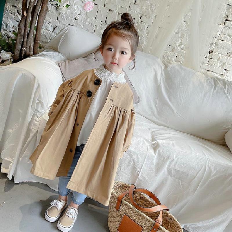  new goods Kids 115~120 trench coat outer jacket outdoor 