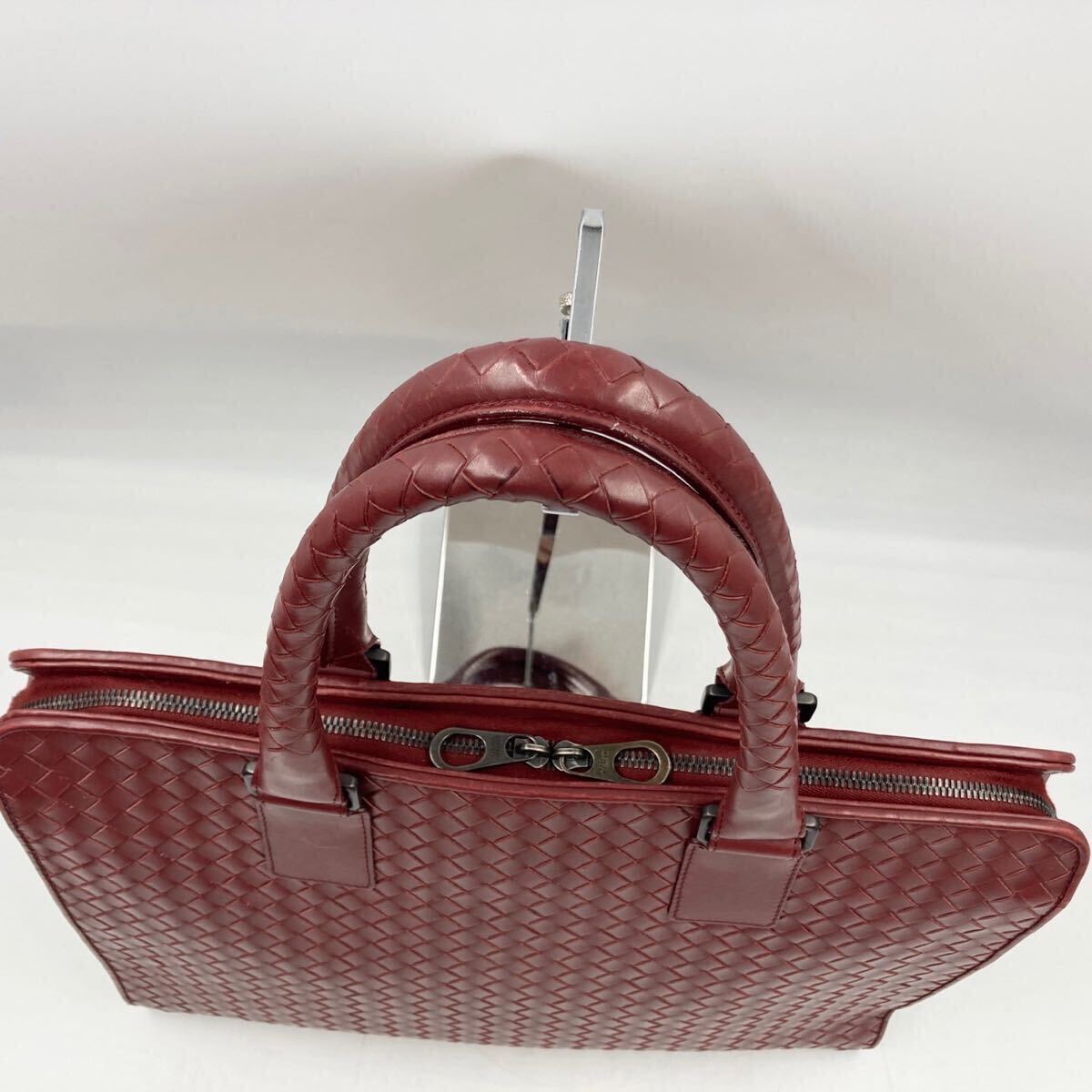 1 jpy [. height. excellent article ] Bottega Veneta BOTTEGA VENETA handbag business bag briefcase mesh men's 