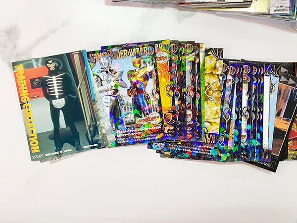 ■特撮ヒーロー■ 仮面ライダー/ウィザード/クウガ/ファイズ カード コレクション 札幌発 当時物 トレーディングカード 一部未開封品_画像5