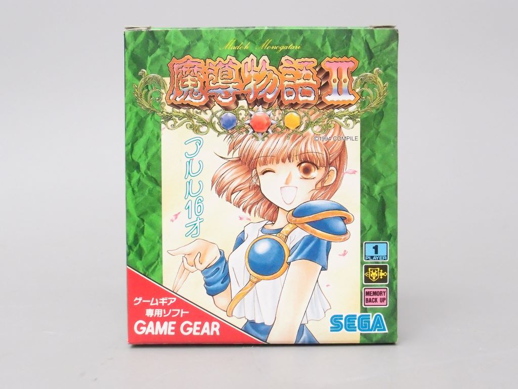 GAME GEAR Game Gear soft [.. monogatari II] box manual attaching . operation not yet verification 