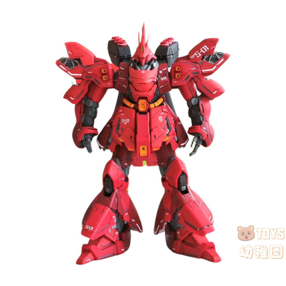 【DABAN MODEL】1/100 MG サザビー Ver.Ka 発光ユニット付き 6631 再販 プラモデル 未組立 新品_画像6