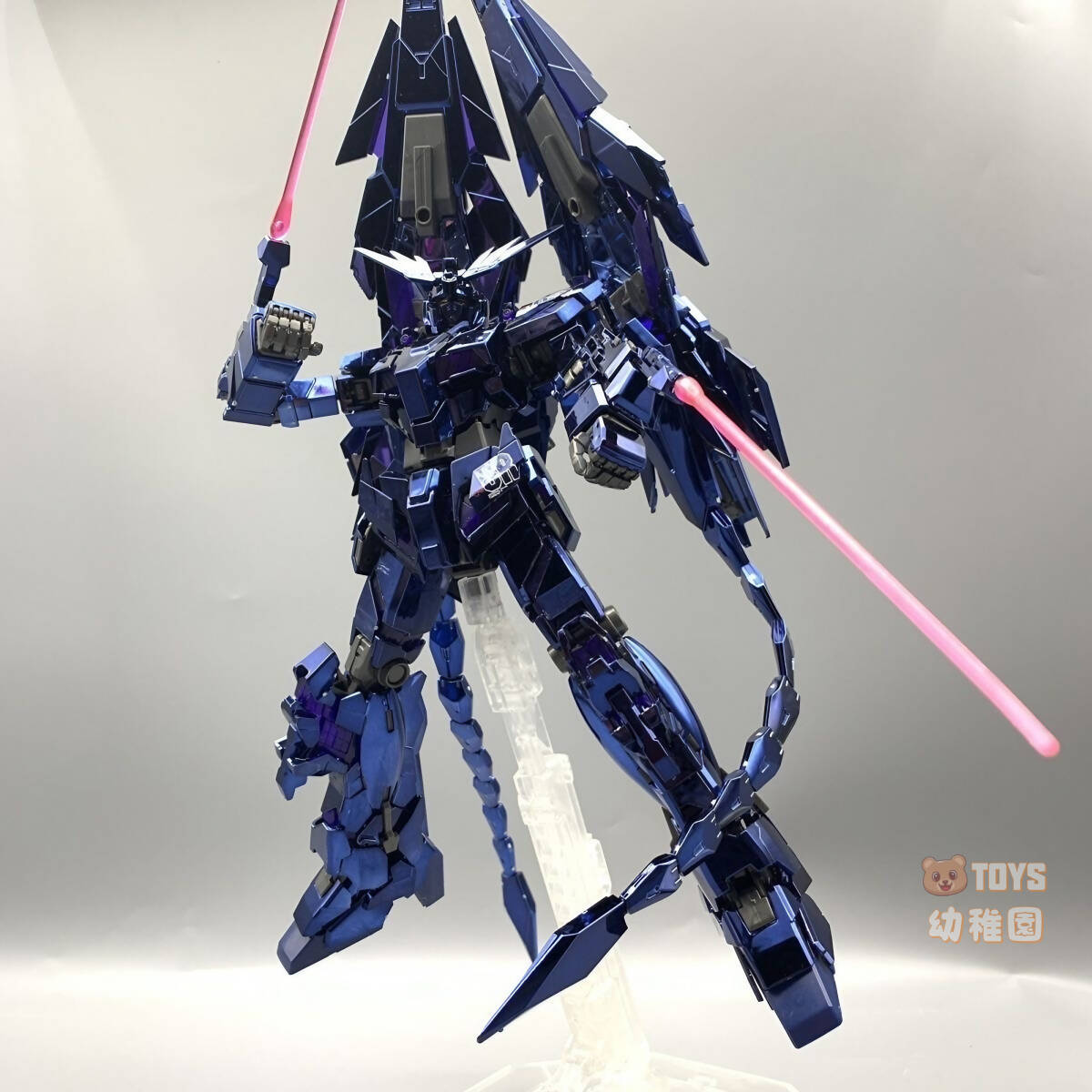 【DABAN MODEL】1/100 MG フェネクス ナラティブver 異色VER. スタビライザー付き メッキコーティング 6642A プラモデル 未組立の画像7